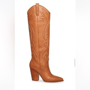 Steve Madden Lasso Boots Cognac
